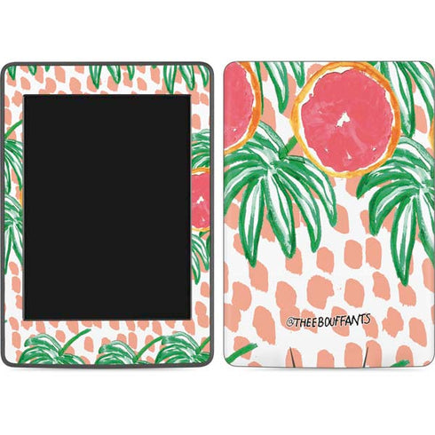 Bouffants and Broken Hearts Graphic Grapefruit Amazon Kindle Skin